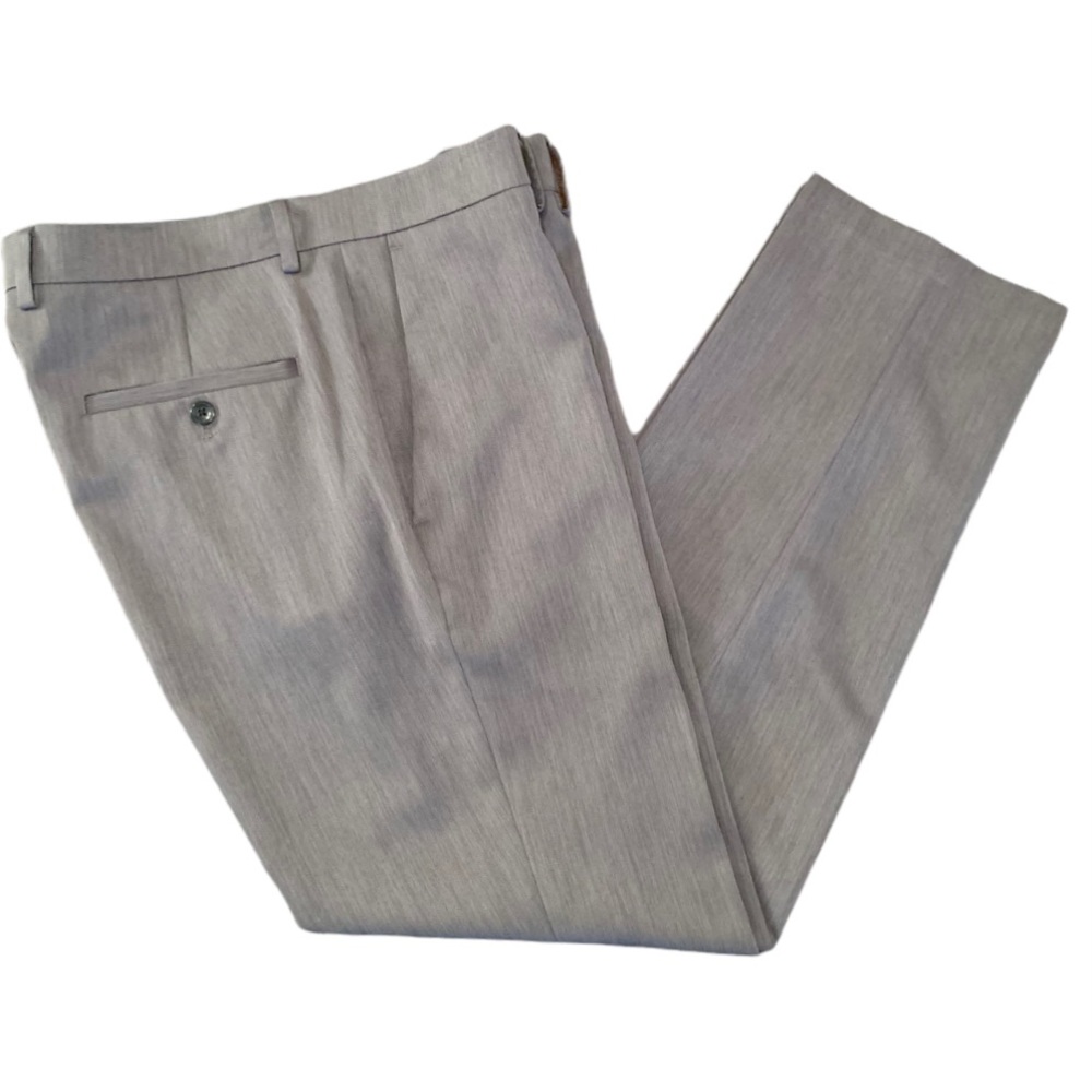 Kenneth Cole Reaction gray heather men’s dress pants. 34/29 GUC